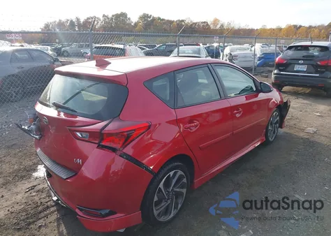 2016 Scion Im из США, поврежденный, VIN JTNKARJEXGJ502485